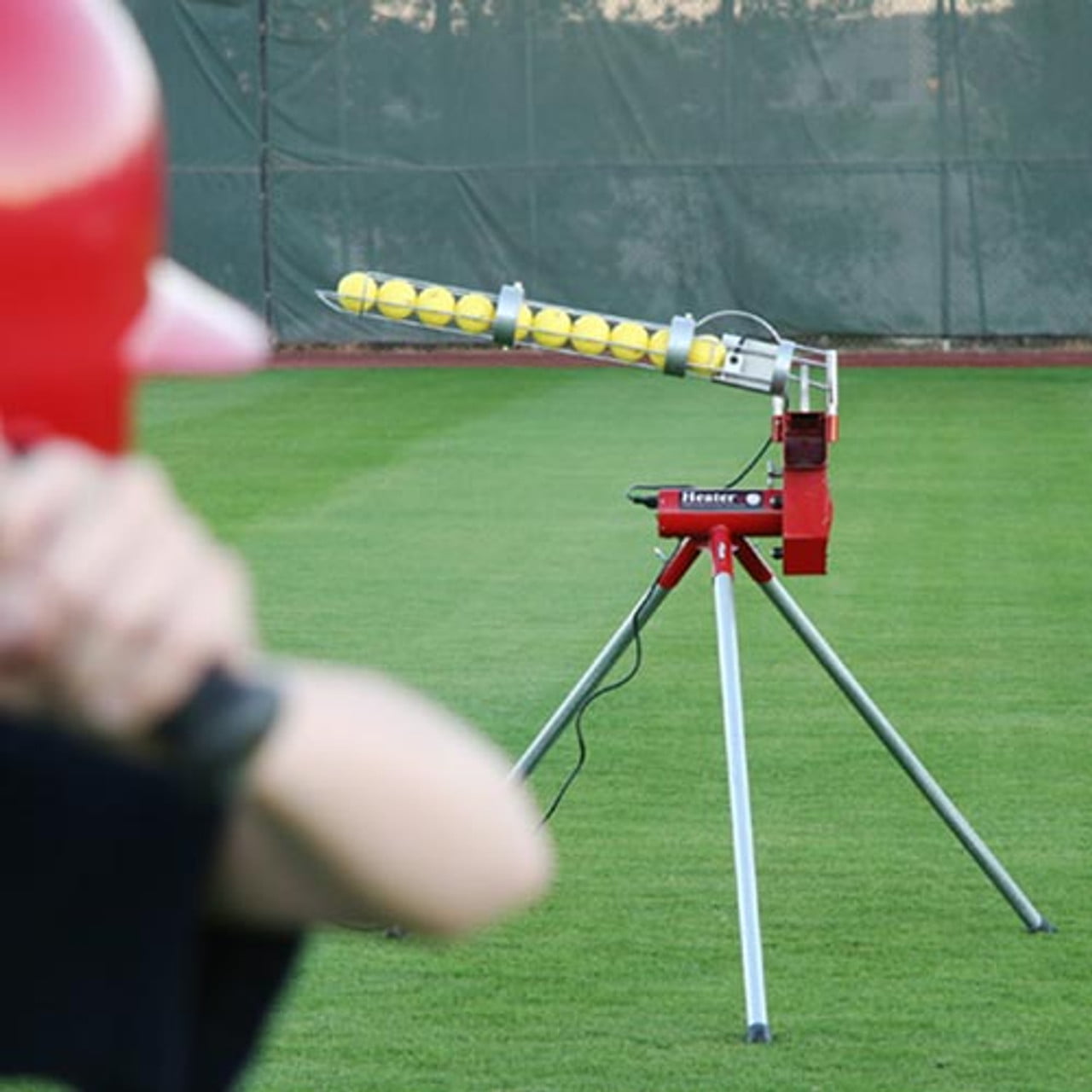 Heater Real 12 inch Softball Machine With Ball Feeder